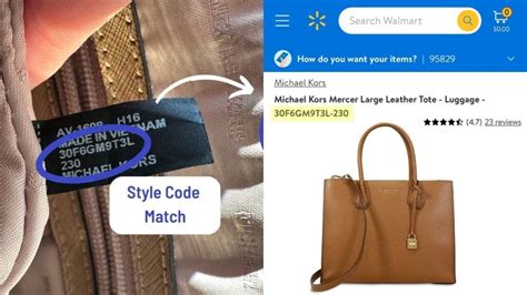 non authentic michael kors purse|Michael Kors authenticity code.